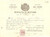 Documento originale, autentico 1887 SAN CASCIANO VAL DI PESA FI Fattoria DEL CORNO Casa STROZZI Ricevuta 1