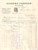 Documento originale, autentico 1937 RACCONIGI CN Giacomo FERRERO Ferramenta Fili armonici e molle FATTURA 1