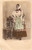 Cartolina originale da collezione 1900 ca BENETUTTI SS Donna con costume tradizionale Cartolina FP NV 1