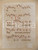 Libro, pubblicazione d epoca 1600 ca ANTIFONARIO ROMANO Pagina manoscritta canti rosso nero Salmo VOS ESTIS 1