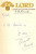 Materiale pubblicitario d’epoca 1965 ca PUBBLICITA  Lucido da scarpe LORD Ricevuta 9x13 cm 1