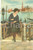 Cartolina originale da collezione 1928 VENEZIA Giovane donna al porticciolo Cartolina ILLUSTRATA FP VG 1