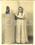 Fotografia d epoca originale 1941 MILANO Ritratto di bambina alla Prima Comunione Foto M. OLIVI 18x24 1