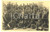 Fotografia d epoca originale 1941 WW2 ALBANIA Ritratto di un battaglione italiano Foto cartolina 1