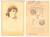 Fotografia d epoca originale 1884 MILANO Ritratto cantante Margherita GIOLLINI primadonna  Foto AUTOGRAFO 1