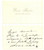 Autografo originale 1890 ca PADOVA Dante BURLINI Chimico farmacista Biglietto da visita AUTOGRAFO 1