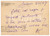 Autografo originale 1947 MILANO Cartolina prof. Aurelio CANDIAN  Richiesta di un sarto  Autografo 1