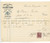 Documento originale, autentico 1896 TORINO Via Della Rocca  Cappellificio Gregorio PEANO  Fattura intestata 1