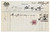 Documento originale, autentico 1896 TORINO Via Carlo Alberto  M. VEZZOSI Fattura intestata con marca da bollo 1
