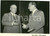 1953 ROMA Attilio PICCIONI a colloquio con Cesare MERZAGORA *Foto 18x13 cm Fotografia d'epoca con didascalia coeva al verso.  CONDIZIONI: G (ma lieve ondulazione al margine superiore) CONDIZIONI: 18x13 cm    originale e autentica 1
