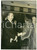 1957 ROMA Giuseppe PELLA al ritorno dal Sud America *Foto 13x18 cm Fotografia d'epoca con didascalia coeva al verso.  CONDIZIONI: FAIR (alone diffuso; lieve ondulazione) CONDIZIONI: 13x18 cm    originale e autentica 1