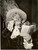 Fotografia d epoca originale 1965 ca ROMA TEATRO Attore in scena di lettura in costume storico Foto 18x24 cm 1