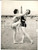 1954 BLACKPOOL Margaret HANDS Joan ALLSOPP in a life guards demonstration *Photo Fotografia d'epoca con didascalia coeva al verso.  CONDIZIONI: GFORMATO: 15x20 cm     originale e autentica 1