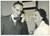 Fotografia d epoca originale 1957 ROMA Daniel BOVET e Filomena NITTI al telefono dopo l assegnazione NOBEL 1