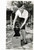 1959 LONDON - TWA hostess Joan HAAN presents sky kennel for pets *Photo 13x20 cm