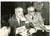 Fotografia d epoca originale 1958 ROMA Amintore FANFANI rilascia intervista ai giornalisti  Fotografia 18x13 1