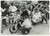 1956 MOTO GP Solitude-Rennstrecke - Controllo delle moto categoria 125 cc Foto   Fotografia d'epoca con didascalia coeva al verso. CONDIZIONI: FAIRDIMENSIONI: 18x13 cm     originale e autentica 1