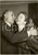 1953 PARIS Charles BOYER e Danielle DARRIEUX da "Chez Maxim's" Foto 13x18 cm Fotografia d'epoca con didascalia coeva.  CONDIZIONI: G      originale e autentica 1