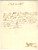 Manoscritto, lettera originale 1843 ROMA Autografo Giuseppe FERRAJOLI al nobile Saverio MALATESTA 1