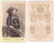 Fotografia d epoca originale 1900 ca PECS HUNGARY Young girl in a straw hat 2 Photo Karoly ZELESNY CDV 1
