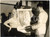 1956 BLACKPOOL HIPPODROME Fred WOOD painting a portrait of SABRINA - Photo