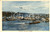 Cartolina originale da collezione 1922 TRIESTE Panorama porto con navi all'attracco e castello *Cartolina FP VG 1
