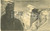 Cartolina originale da collezione 1910 ca MONT BLANC FRANCE Sercas sur le chemin Carte postale FP NV 1