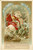 Cartolina originale da collezione 1930 ca San GIORGIO e il drago Cartolina ILLUSTRATA con invocazione al Santo FP 1