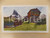 Stampa, bozzetto originale 1950 ca ARTE Paesaggio di montagna con baite Acquerello 43x20 cm 1