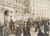 Fotografia d epoca originale 1920 KAPP PUTSCH Berlin Ein meldereiter mit der reichsflagge REAL PHOTO 16x12 1