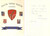 Oggetto da collezione cartaceo 1961 Biglietto augurale DIVISIONE FANTERIA CREMONA  Comando 1