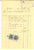 Documento originale, autentico 1920 SPOLETO PG Maria PENNACCHIETTI sarta Fattura a marchesa LEONISBARRETTI 1