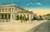 Cartolina originale da collezione 1920 ca TRIESTE Esterno della STAZIONE CENTRALE Cartolina ill. ANIMATA FP NV 1