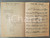 Oggetto da collezione cartaceo 1930 TANGO DELLA MALAVITA Musiche di MARF Spartito 2