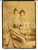 Fotografia d epoca originale 1890 ca AREA FRANCESE Ritratto di donna con ventaglio e bambina Foto 11x15 1