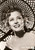 Cartolina originale da collezione 1955 ca CINEMA Actress Joyce HOLDEN Portrait with hat Cartolina FG NV 1