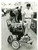 1967 NEW YORK Mostra delle invenzioni - Giovane collauda triciclo MERRY TOP Fotografia d'epoca con didascalia coeva.  CONDIZIONI: G FORMATO: 13x18 cm     originale e autentica 1