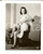 Fotografia d epoca originale 1965 ca USA EROTICA VINTAGE Mature woman undressing herself on an armchair PHOTO 1