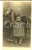 Fotografia d epoca originale 1920 ca MILANO Ritratto di bambina con il cavalluccio Foto cartolina DE ORSI 1