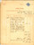 Documento originale, autentico 1927 PALMANOVA Conto delle competenze del geometra Paolo CIRIO 1