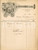 1913 MILANO - Luigi QUATTROCCHI Calzoleria - Fattura per scarpette scherma Fattura commerciale d'epoca, manoscritta, su carta intestata.Milano - via Vincenzo Monti 39CONDIZIONI: F (piegature d'epoca e minimi strappi laterali)PAGINE: 1     originale e autentica 1
