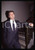 Fotografia d epoca originale 35mm vintage slide 1995 ca MILANO Gianni BARBACETTO Ritratto del giornalista 6 1