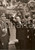 Fotografia d epoca originale 1957 ROMA Presidente francese RenÃ© COTY getta moneta nella Fontana di Trevi Foto 1