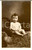 Fotografia d epoca originale 1926 MILANO Ritratto di bambina su pellicciotto Foto cartolina GANDINI 1