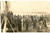 Fotografia d epoca originale 1940 ca PORTO DI GENOVA ? Passeggeri in attesa dello sbarco Foto 17x11 1