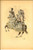 Stampa, bozzetto originale 1890 L. VALLET Le chic Ã  cheval  Jeune gentilhomme CHARLES V Litho 25x33 1