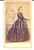 Fotografia d epoca originale 1880 ca ORAN ALGERIE Ritratto di donna in abito scuro Foto CAYROL CDV 1