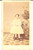Fotografia d epoca originale 1870 ca  CLERMONTFERRAND F Ritratto di bambina in abito bianco Foto RENAUD 1