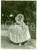 Fotografia d epoca originale 1935 MILANO Ragazza in costume tipico al PARCO SEMPIONE Fotografia 1