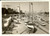 Fotografia d epoca originale 1960 ca PESCARA Veduta del Porto CANALE con barche e cantiere Foto 15x11 1
